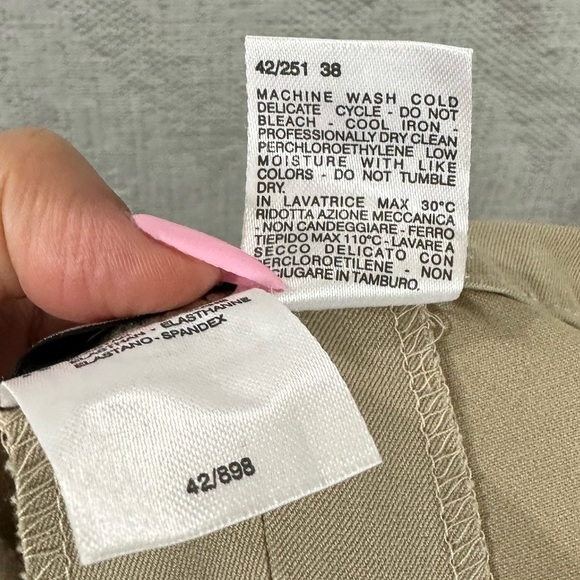 weekend by max mara khaki pants size 4 - Picture 9 of 10